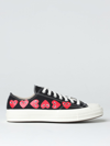 Comme Des Garçons Play X Converse Converse X Comme Des Garçons Play Sneakers In Canvas In Schwarz