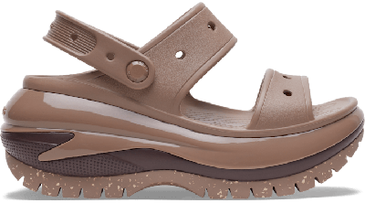 Crocs Mega Crush Sandals In Latte-brown In Neutral