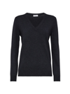 Brunello Cucinelli Women's Cashmere Sweater With Monili In Black