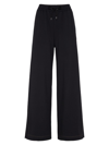 BRUNELLO CUCINELLI WOMEN'S STRETCH COTTON LIGHTWEIGHT FRENCH TERRY TROUSERS