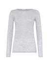 BRUNELLO CUCINELLI WOMEN'S CASHMERE AND SILK SPARKLING LIGHTWEIGHT SWEATER