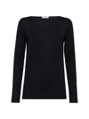 Brunello Cucinelli Women's Cashmere And Silk Sparkling Lightweight Sweater In Black