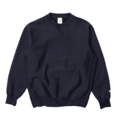 Nudie Jeans Hasse Crew-necked Sweatshirt (navy) In Blue