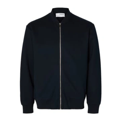 Selected Homme Mack Sweat Bomber In Black