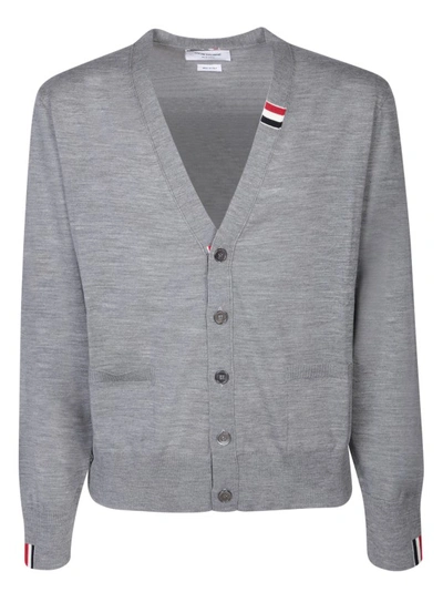 Thom Browne Relaxed Fit Cardigan In Grey