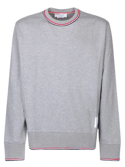 Thom Browne Roundneck Sweater In Grey