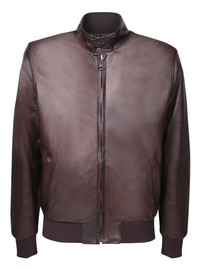 Dell'oglio Bomber Jacket In Brown