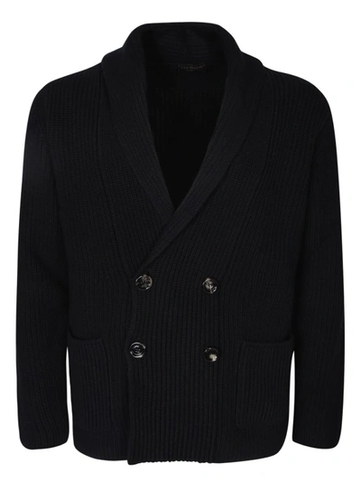 Dell'oglio Shawl Collar Cardigan In Black