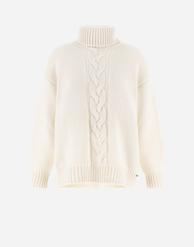 Herno Luxury Eternity Jumper In Natural