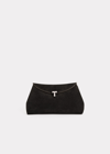 Totême T-lock Clutch Espresso In Espresso