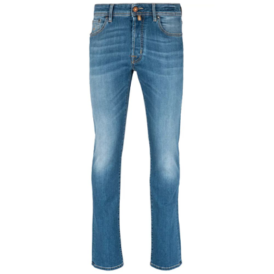 Jacob Cohen Light Blue Cotton Jeans & Pant
