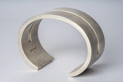 Parts Of Four Ultra Reduction Slit Bracelet (30mm, As) In Dirty Sterling