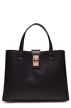 Anne Klein Triple Compartment Satchel Bag In Black