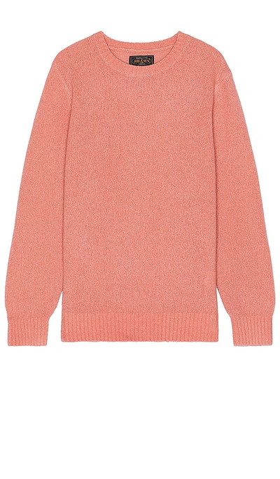 Beams Crew Cashmere Sweater In Pink