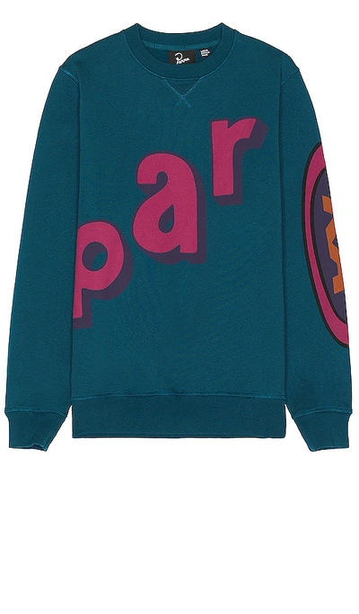 By Parra Loudness Crewneck In Coral Blue