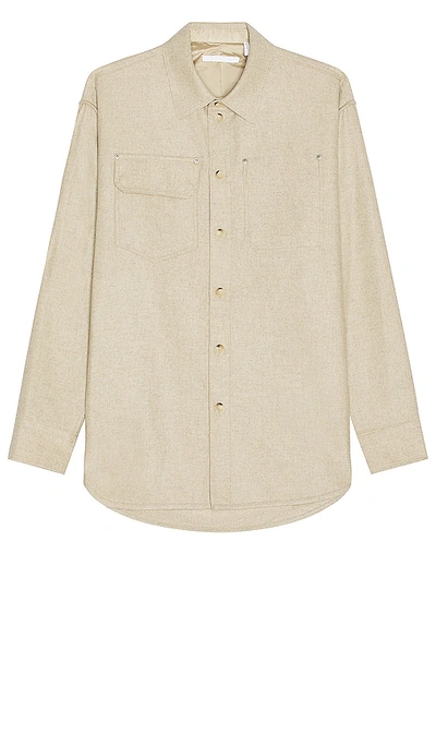 Helmut Lang Beige Buttoned Shirt