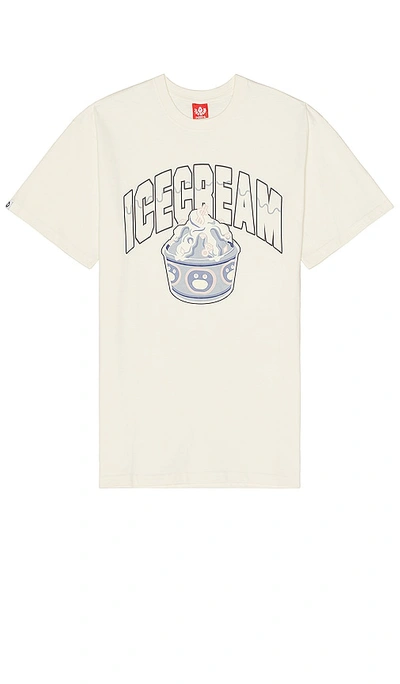 Icecream Toppings Short Sleeve Tee In White