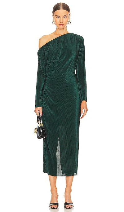 Astr Azenia Dress In Dark Green