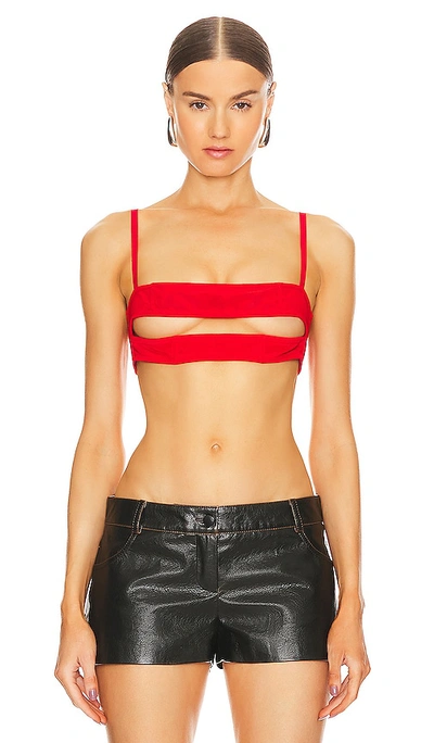 Cultnaked Red Borderline Top