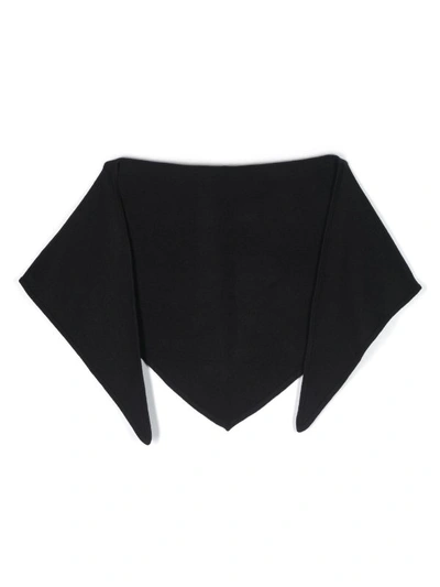 Totême Triangle-shaped Wool Scarf In Blue