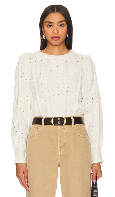 Line & Dot Pearson Sweater In Ivory