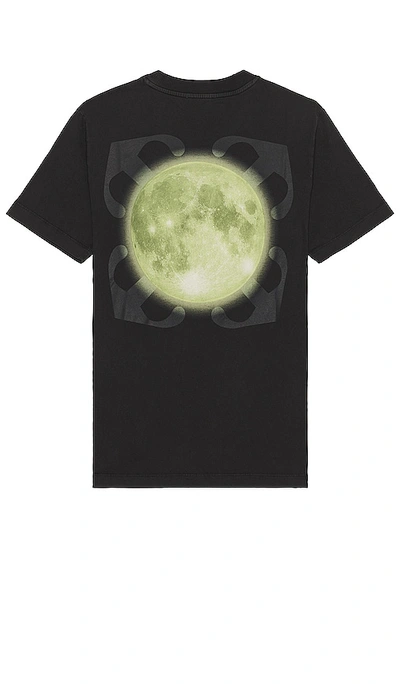 Off-white Super Moon Arr Slim T-shirt In Black