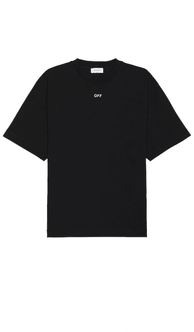 Off-white Graphic Brush Arrow Print T-shirt And Vest In Black