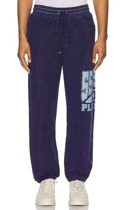 Pleasures 53x Inside Out Sweatpants In Navy