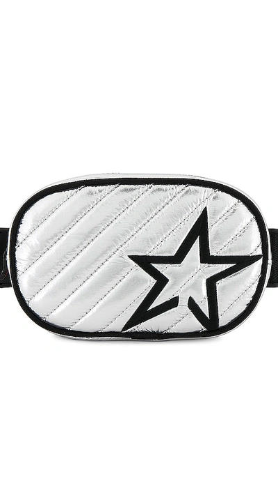 Perfect Moment Star Bum Bag In Silver Hp Foil