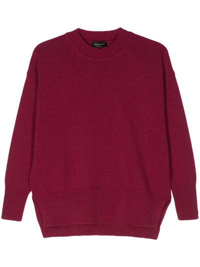 Roberto Collina Sweaters In Purple