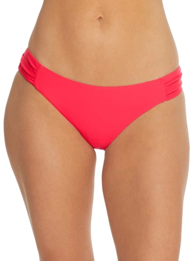 Sunsets Femme Fatale Bikini Bottom In Geranium