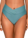 Sunsets Summer Lovin' V-front Bikini Bottom In Ocean