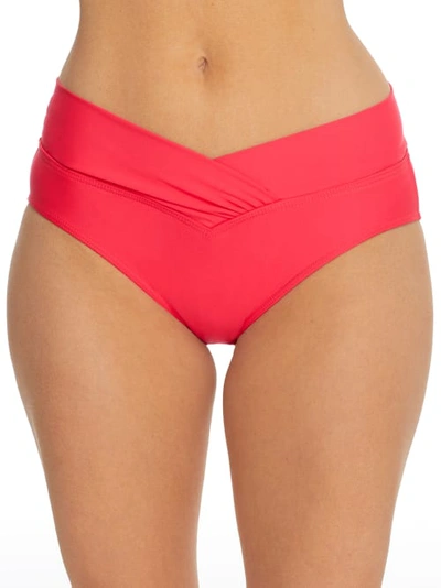 Sunsets Women's Summer Lovin' V-front Bikini Bottom In Geranium