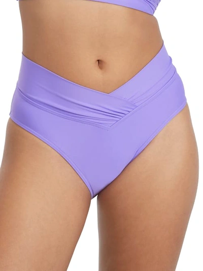 Sunsets Summer Lovin' V-front Bikini Bottom In Passion Flower