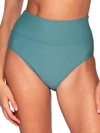 Sunsets Hannah Bottoms Womens 33b Ocean Stretch High-waist Swimwear Beach Erk247 In Ocean
