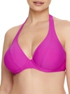 Sunsets Muse Halter Bikini Top In Wild Orchid