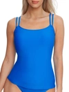 Sunsets Taylor Underwire Tankini Top In Electric Blue