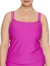 Sunsets Taylor Underwire Tankini Top In Wild Orchid
