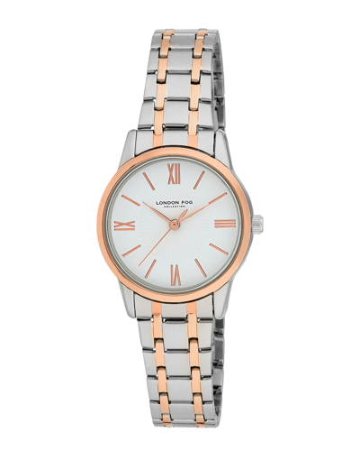 London Fog Women's Waverly Watch In Metallic