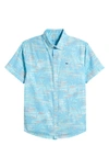 Vineyard Vines Boys' On The Waves Chappy Cotton Classic Fit Button Down Shirt - Little Kid, Big Kid In Island Paradise