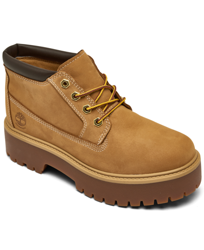 Timberland Women's Nellie Stone Street Water-resistant Boots From Finish Line In Wheat