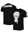 Freeze Max Men's And Women's  Black Rugrats Tommy Pickles Football T-shirt In Black