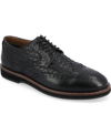 Thomas & Vine Radcliff Woven Wingtip Derby In Midnight