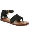 Franco Sarto Ruth Ankle Strap Sandal In Black Faux Leather