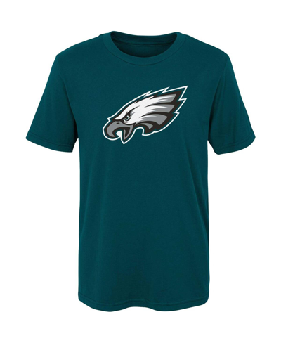 Outerstuff Babies' Preschool Boys And Girls Green Philadelphia Eagles Primary Logo T-shirt