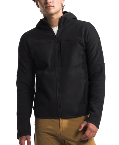 The North Face Men's Front Range Fleece Zip Hoodie Jacket In Tnf Black Heather