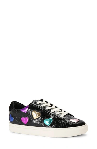 Kurt Geiger London Lane Love Sneaker In Charcoal