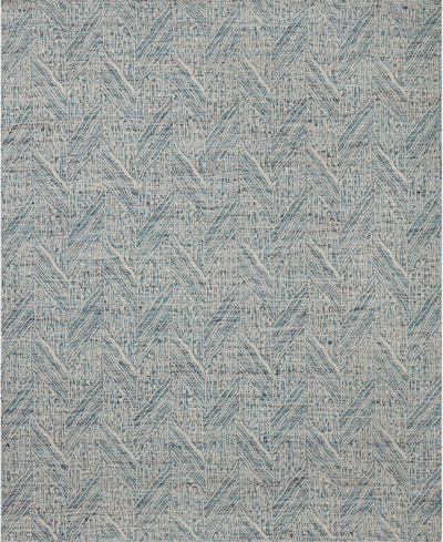 Loloi Raven Rav-01 9'3" X 13' Area Rug In Blue/ivory