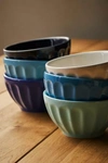 Anthropologie The Latte Stoneware Cereal Bowls, Assorted Set Of 6: Amelie Edition In Multi