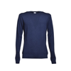 Aspesi Blue Virgin Wool Crewneck Sweater In Blue